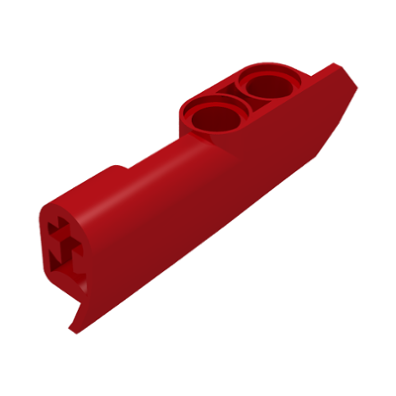 Technic Paneel Vorm #21 Heel Small Glad Kant B Red